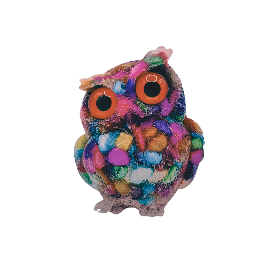 Sea Shell Resin Owl