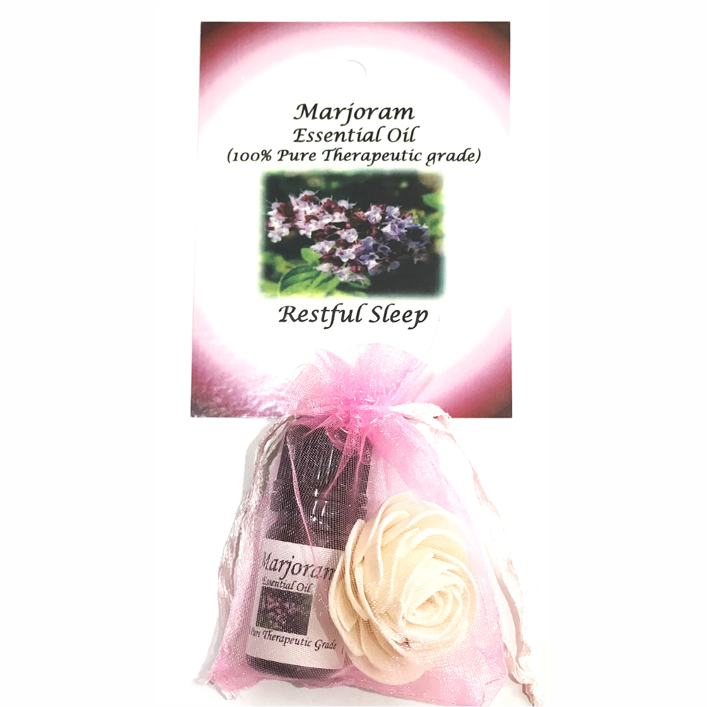 Marjoram Essential Oil with Beautiful Diffuser Flower 5ml