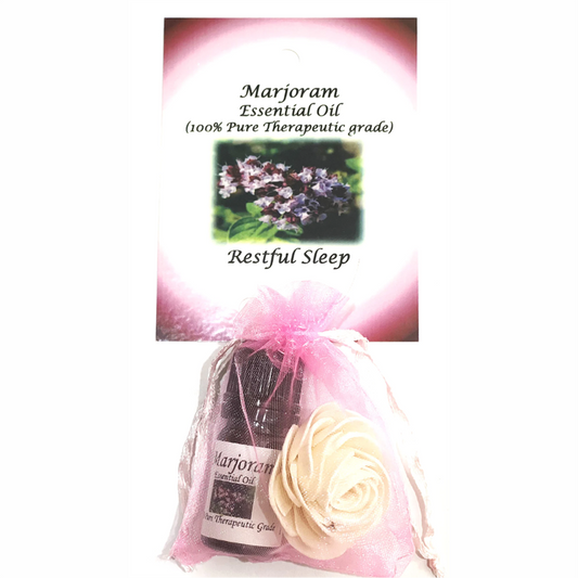 Marjoram Essential Oil with Beautiful Diffuser Flower 5ml