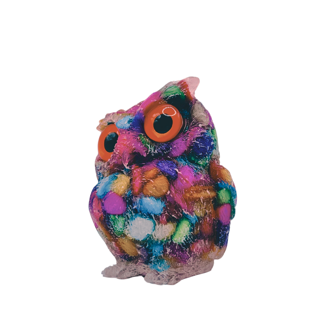 Sea Shell Resin Owl