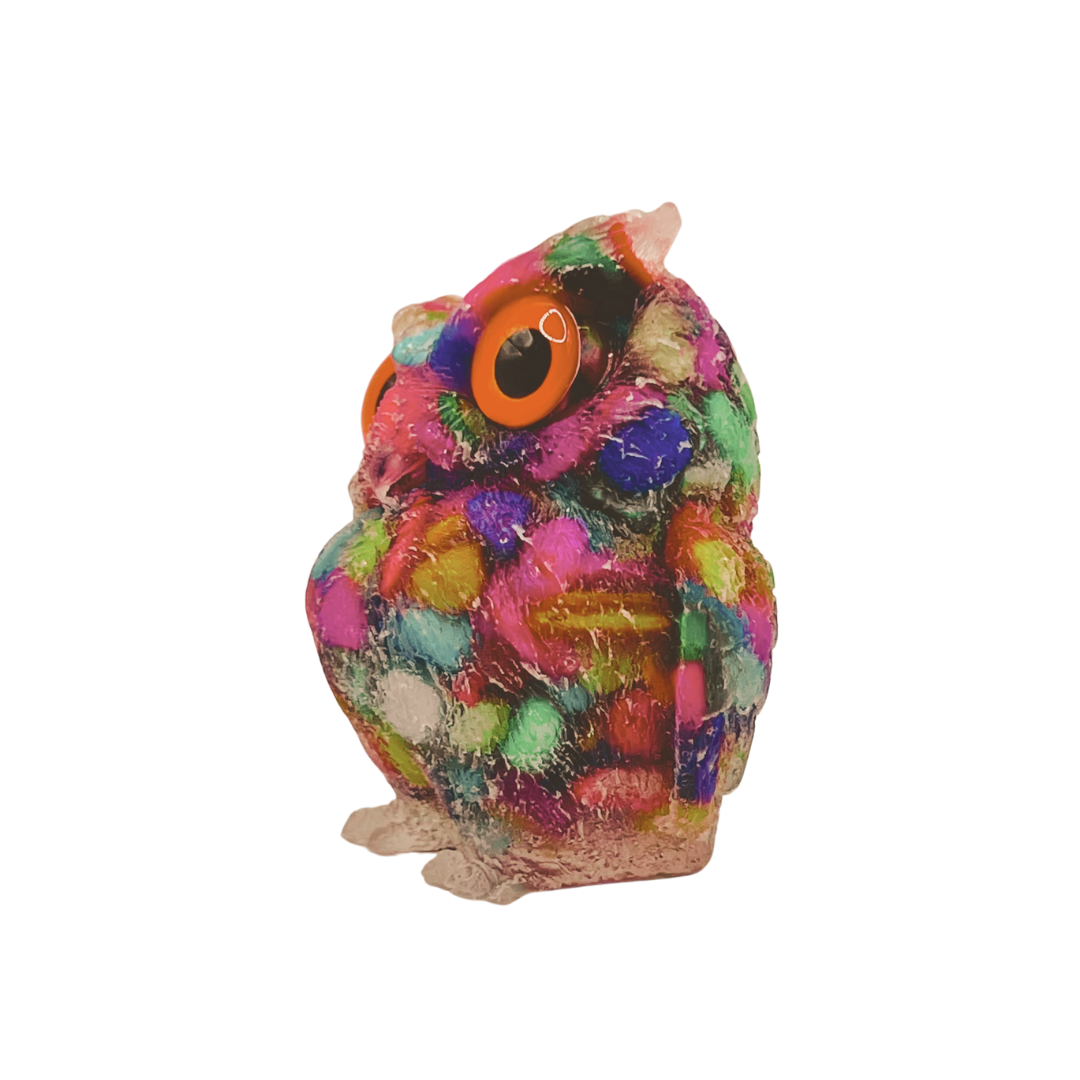 Sea Shell Resin Owl