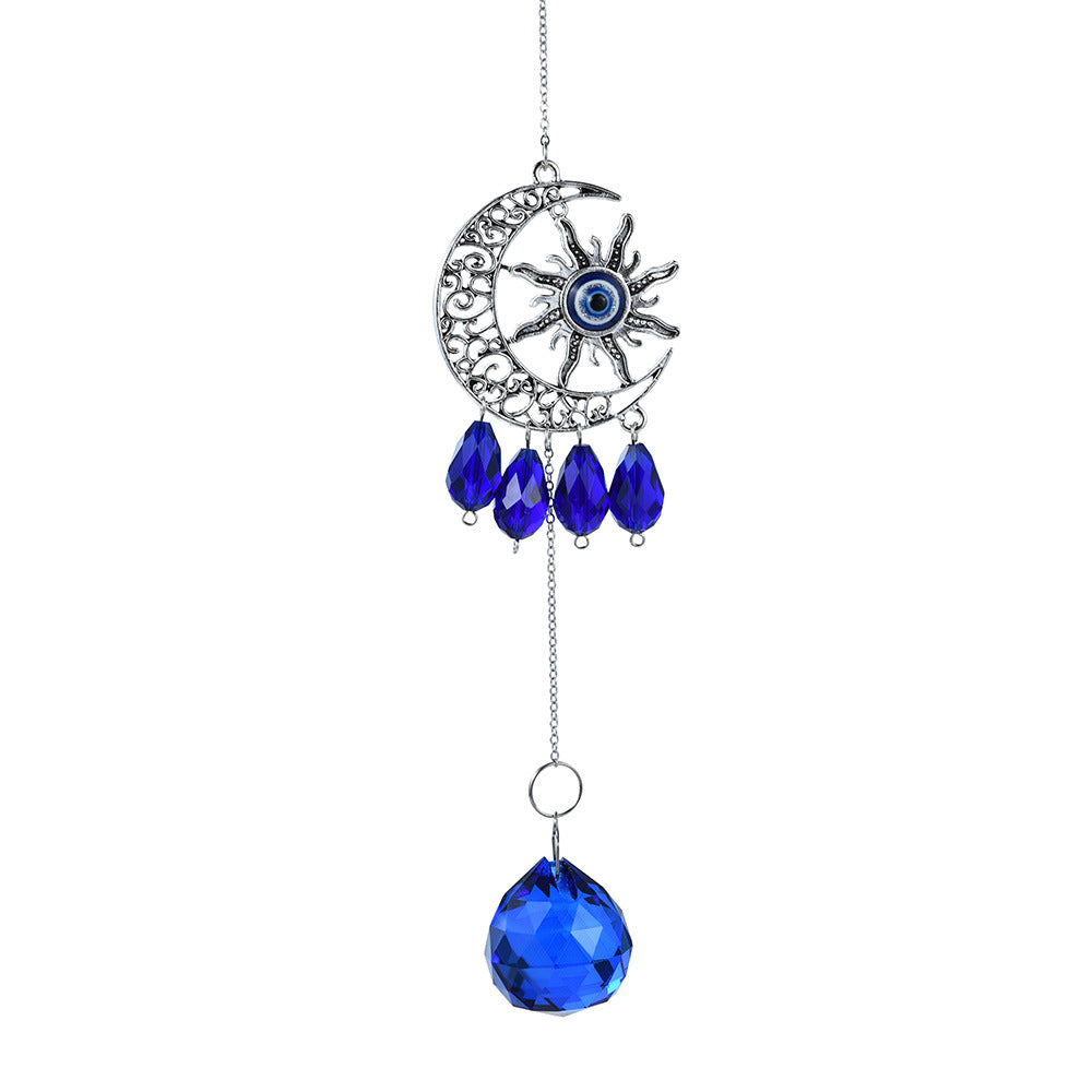 Evil-Eye-Decor-Moon-Crystal-Blue-Prism-Hanging