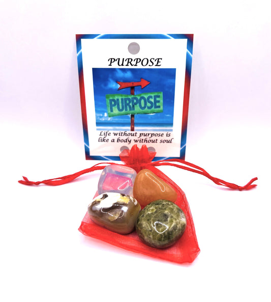 Purpose Crystal Healing Bag