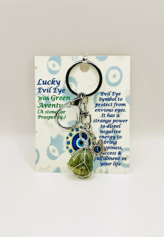 Green-Aventurine-Evil-Eye-Keychain