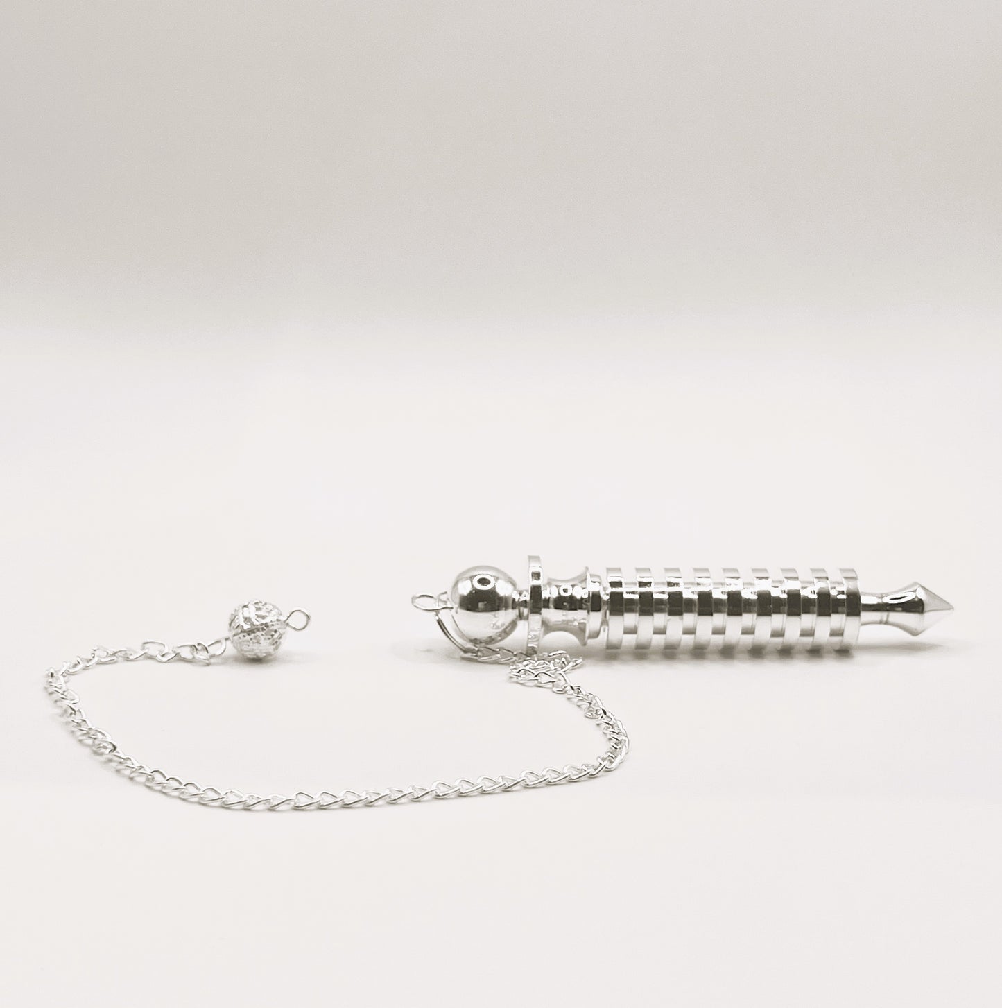 Silver 9 Sphere Solid Openable Pendulum
