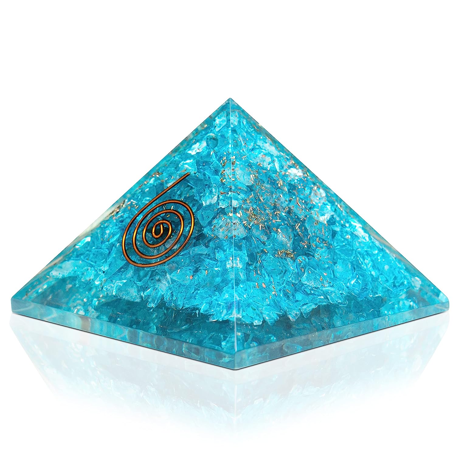 Aquamarine-Orgonite-Pyramid-with-Copper-Coil