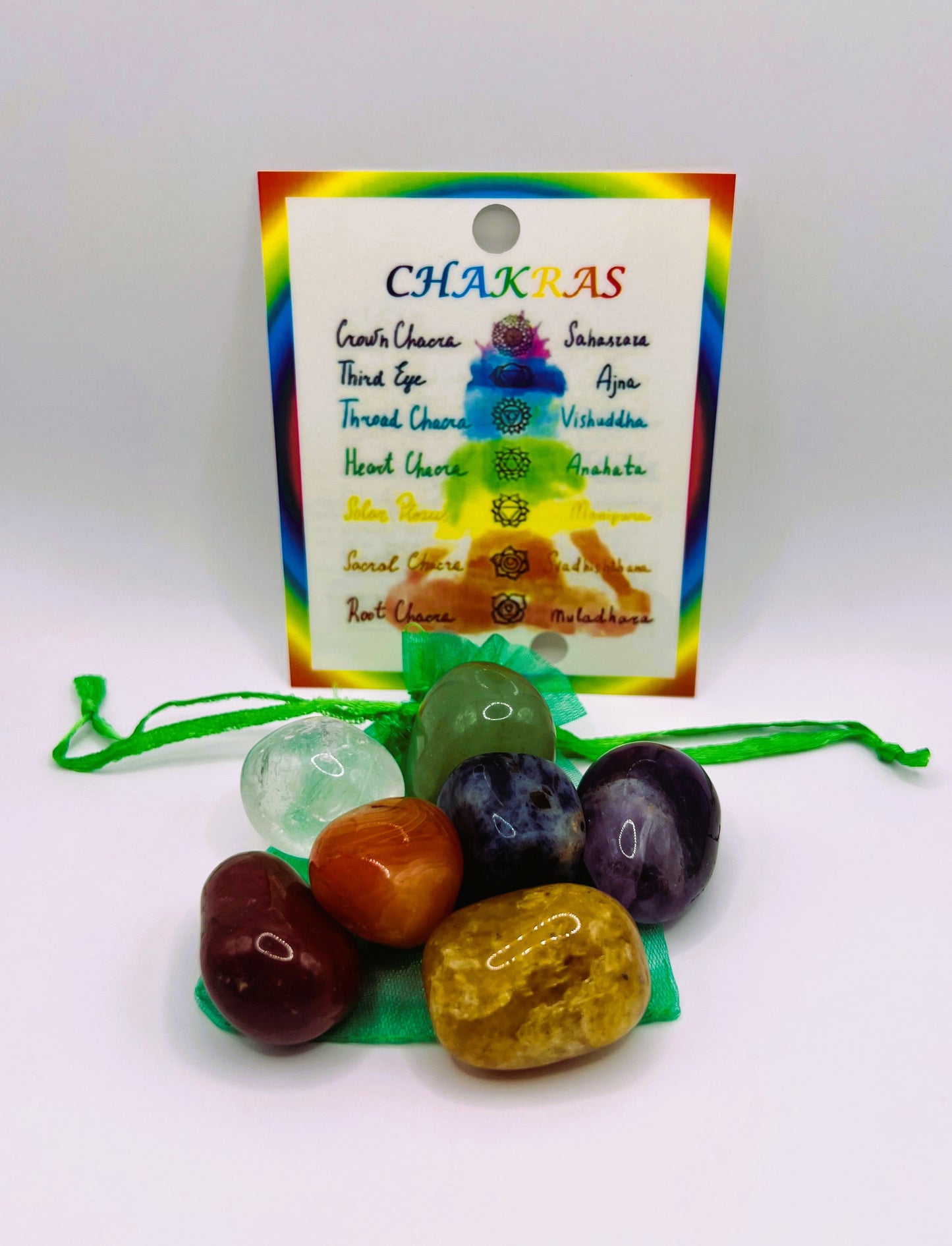 Chakra Crystal Healing Bag