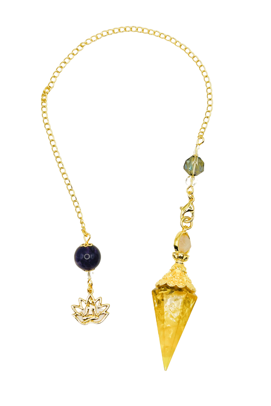 Citrine-Gemstone-Pointed-Golden-Pendulum