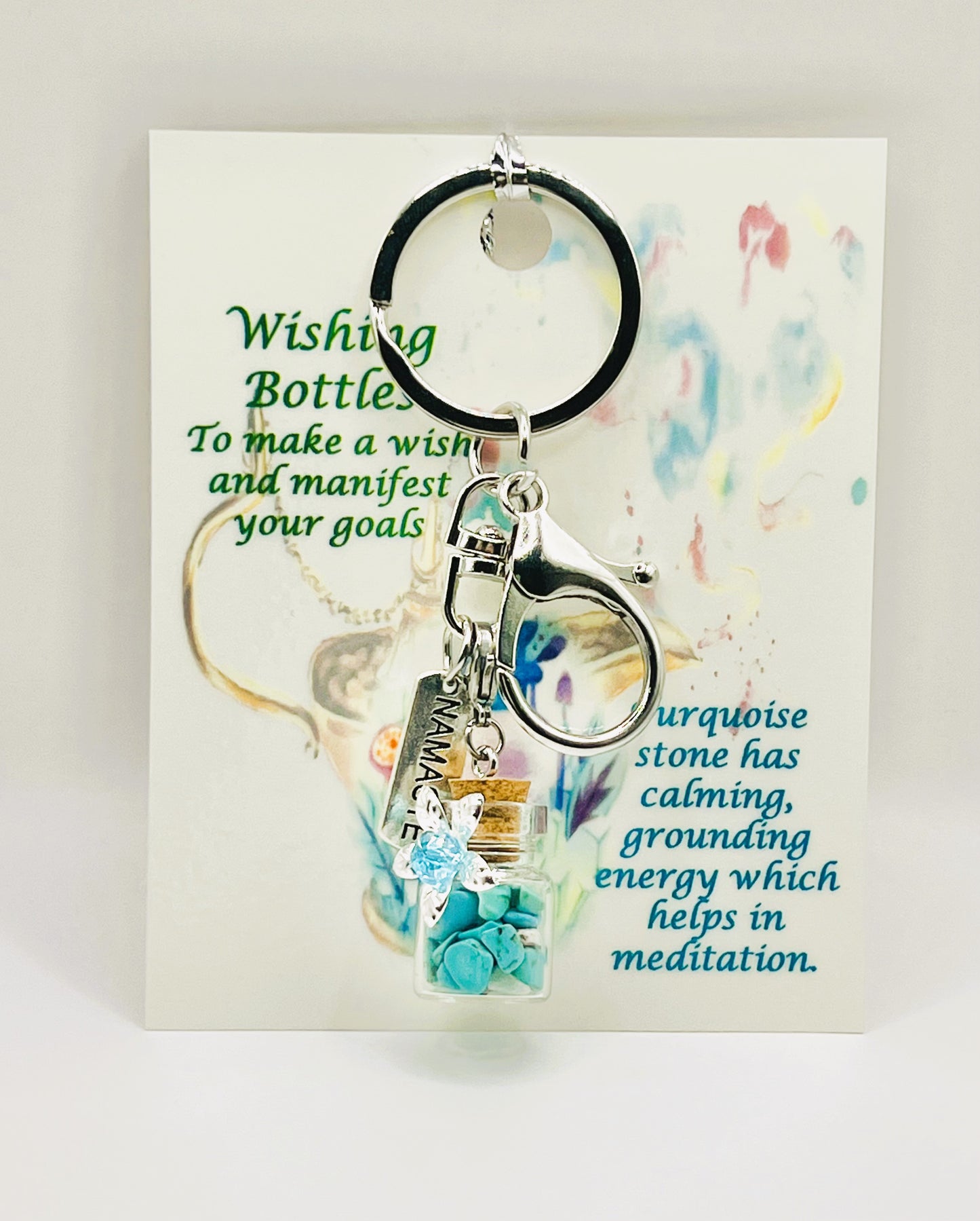 Turquoise-Wishing-Bottle-Keychain