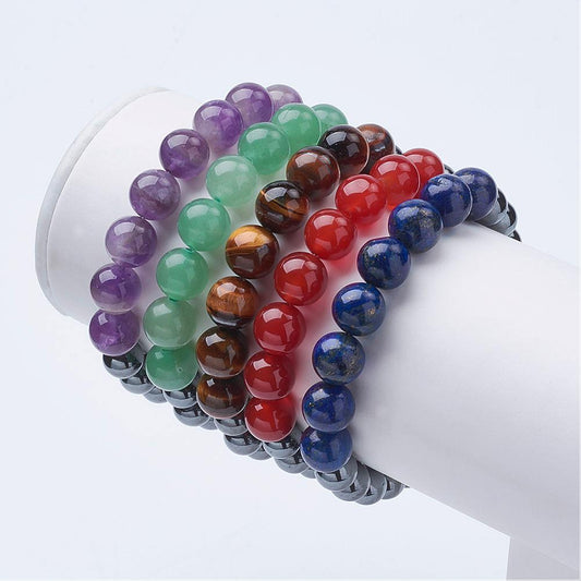 Gemstone-Hematite-Bracelet