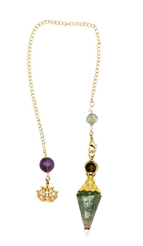Aquamarine-Gemstone-Pointed-Golden-Pendulum