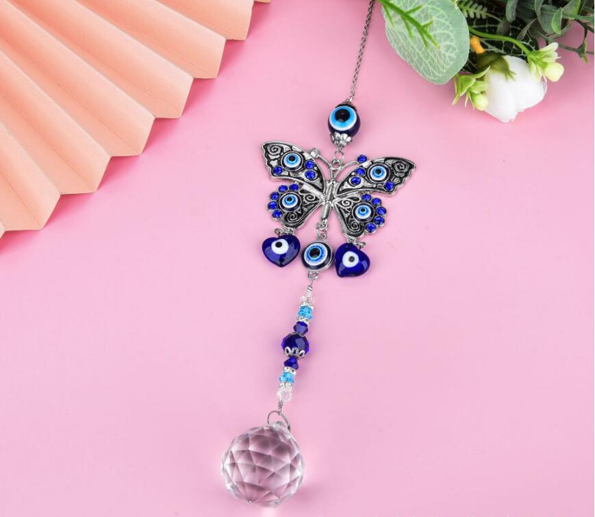 Evil-Eye-Decor-Butterfly-with-Crystal-Prism-Hanging