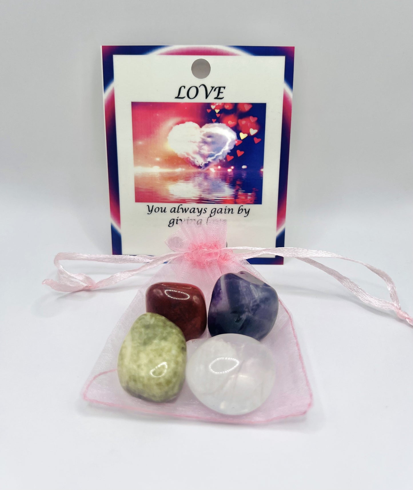 Love Crystal Healing Bag