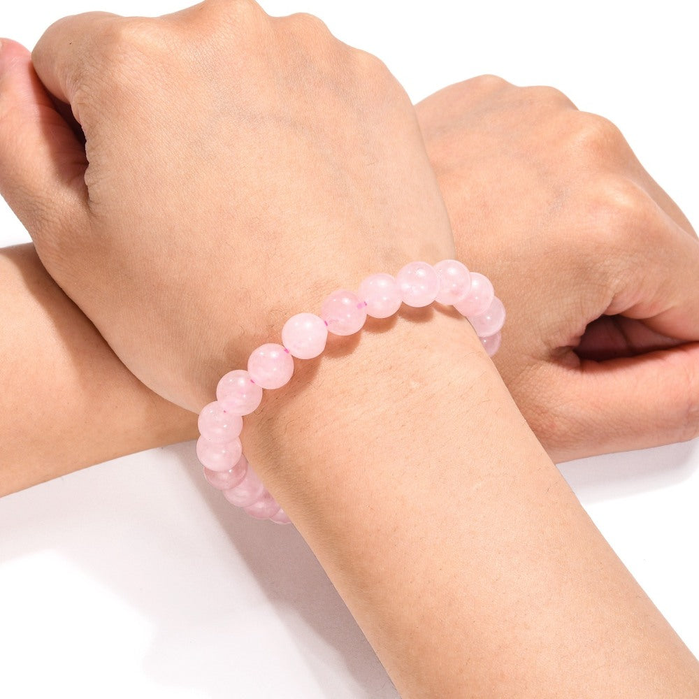 Rose Quartz Gemstone 8mm Bracelet