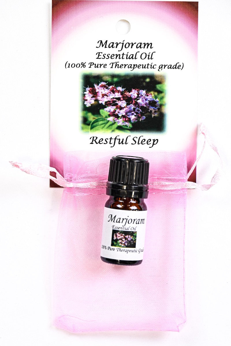 Marjoram Essential Oil with Beautiful Diffuser Flower 5ml
