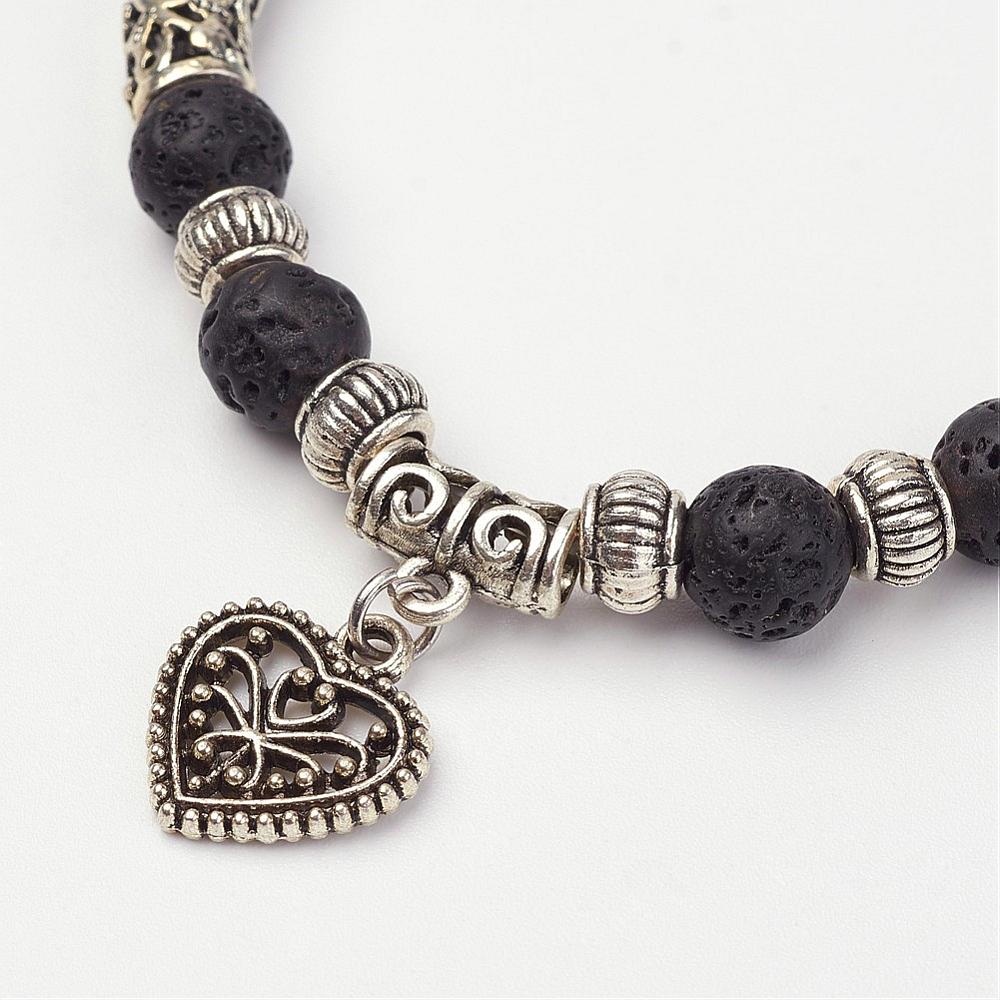 Lava Heart Bracelet Chakra