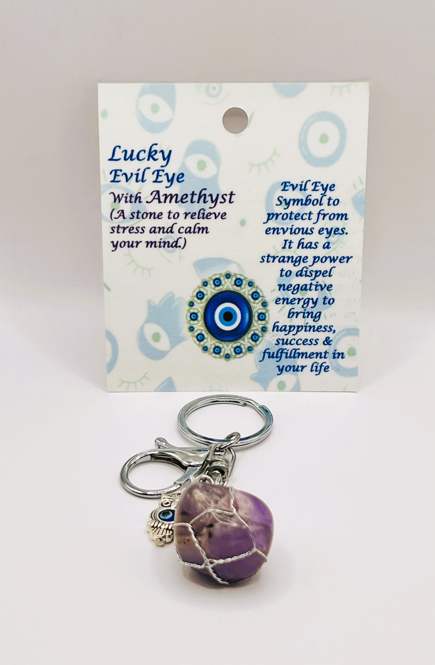 Amethyst-Evil-Eye-Keychain