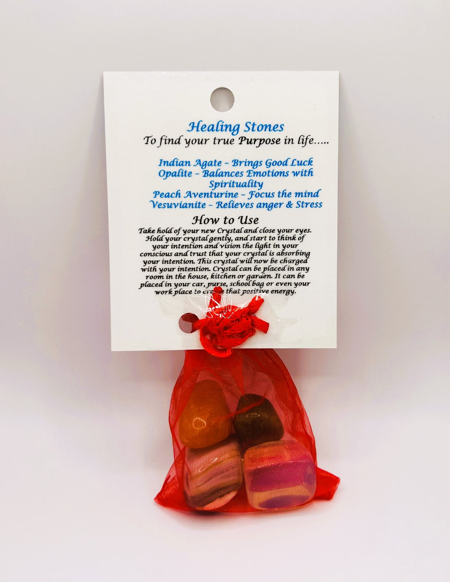 Purpose Crystal Healing Bag