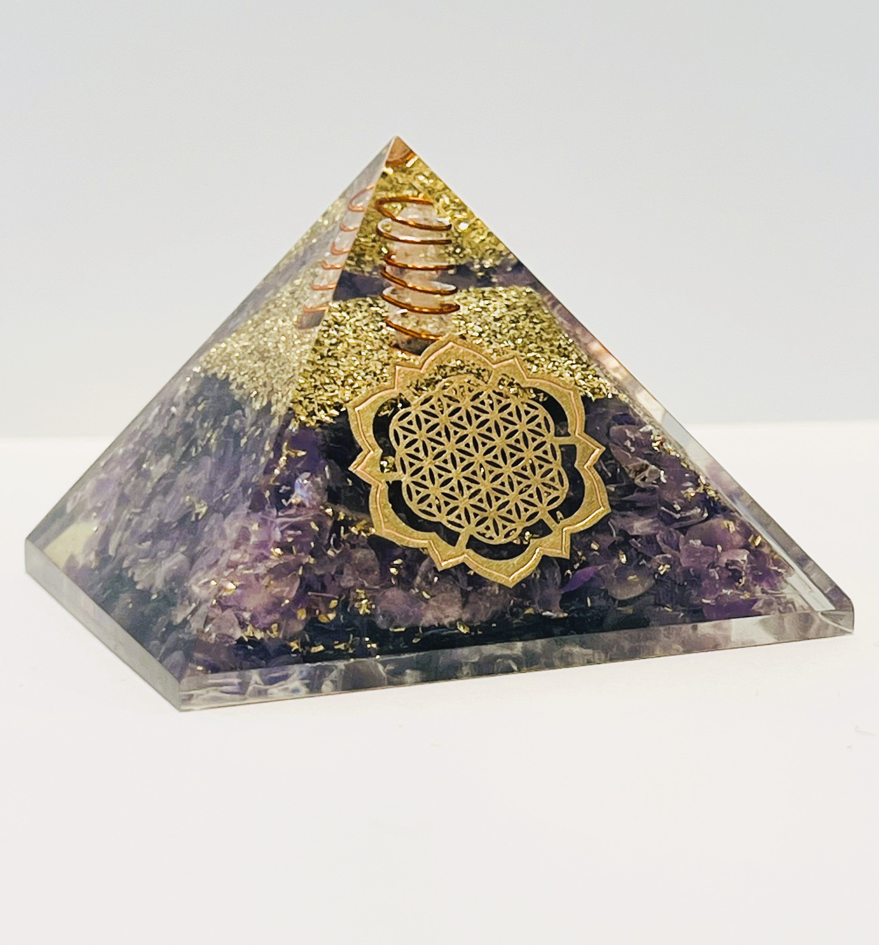 Amethyst-Orgonite-Pyramid