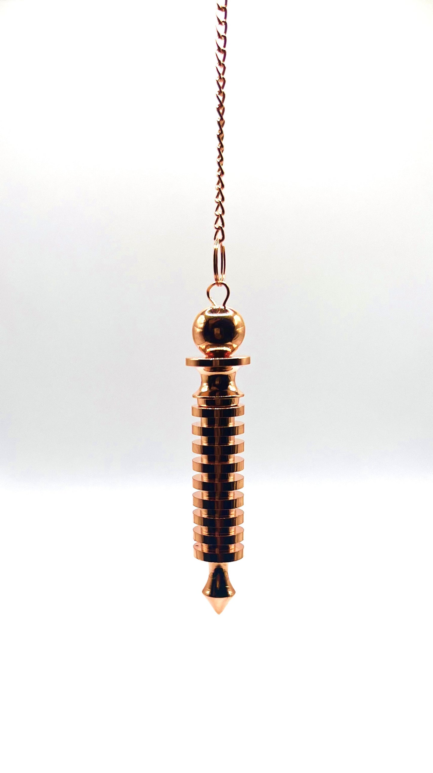 Copper-9-Sphere-Solid-Openable-Pendulum