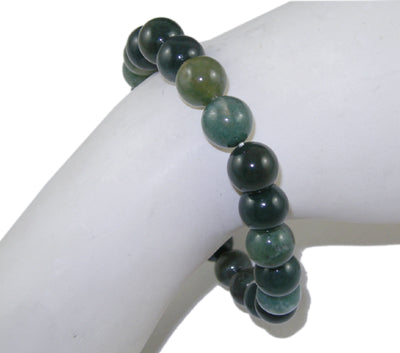Moss Agate Gemstone Bracelet