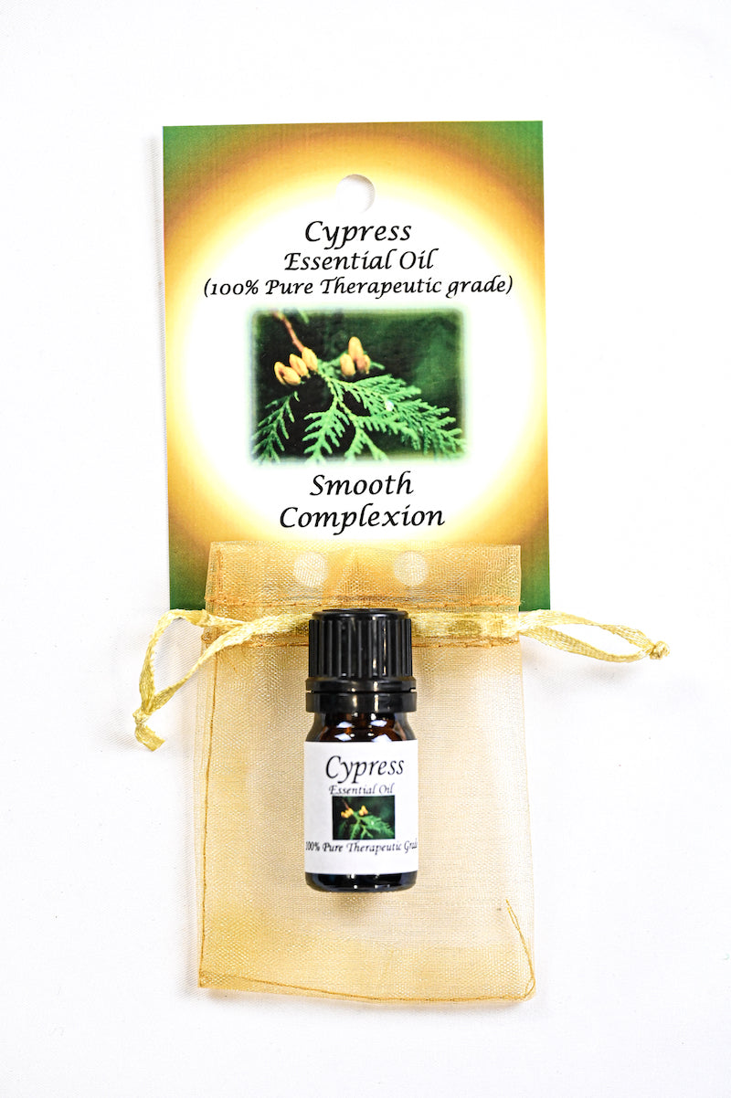 Cypress-Essential-Oil-with-Beautiful-Diffuser-Flower
