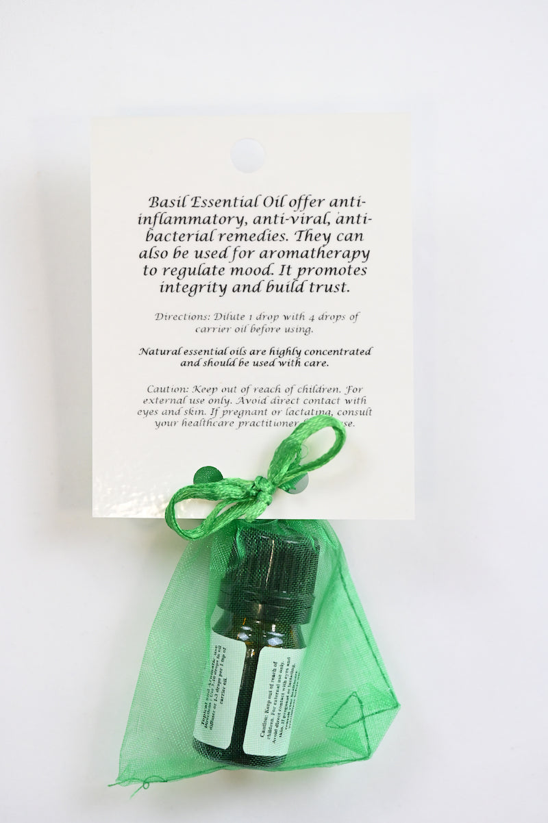 Basil-Essential-Oil-with-Beautiful-Diffuser-Flower-5ML