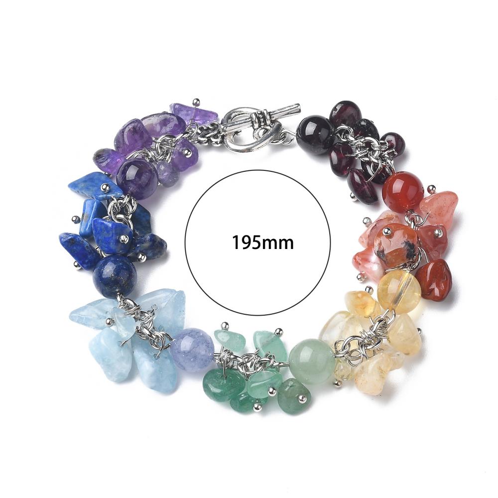 Chakra-Cluster-Heart-Clasp-Bracelet