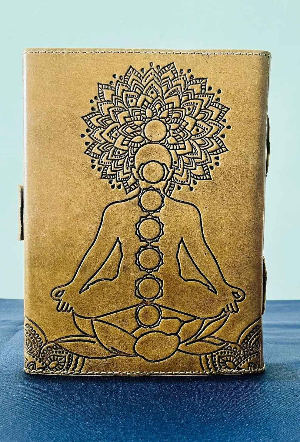 Leather-Journal-Yoga-Chakra