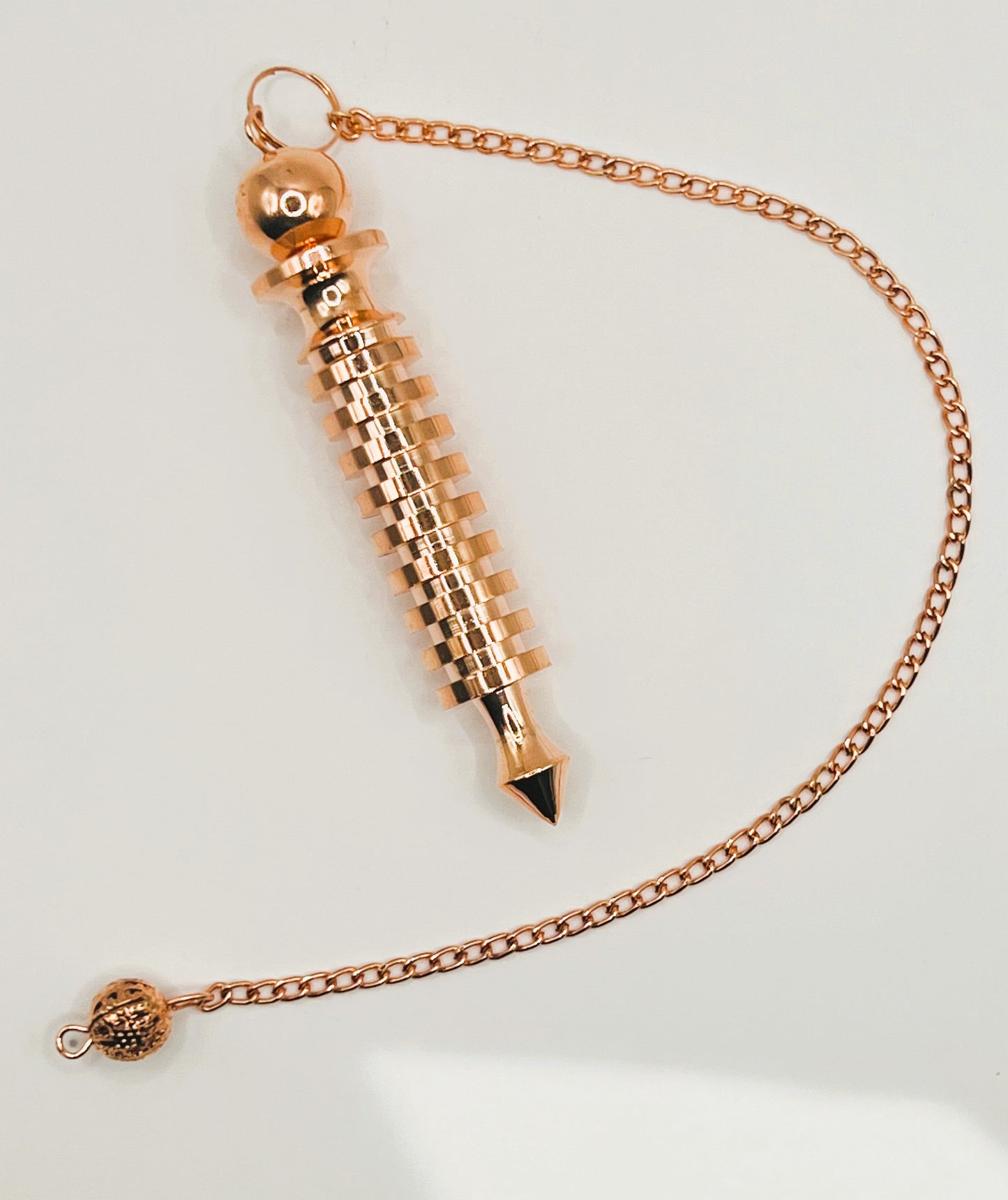 Copper-9-Sphere-Solid-Openable-Pendulum