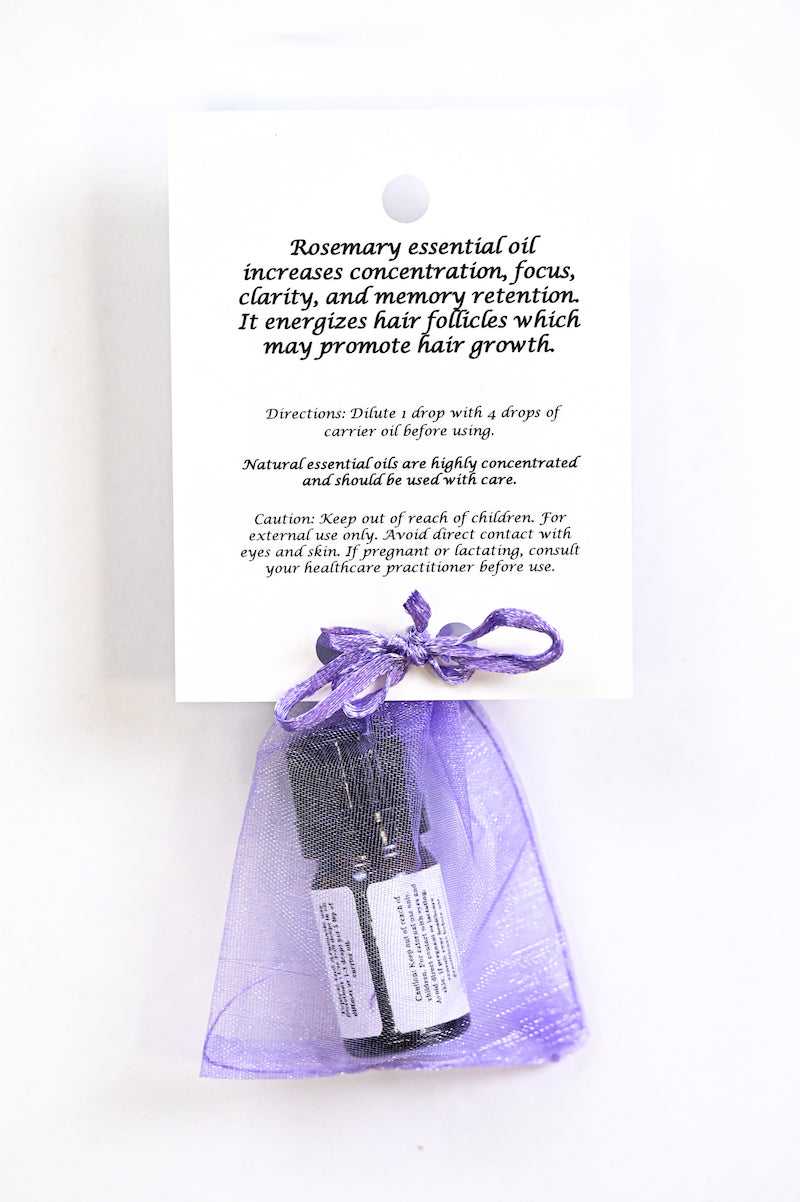 Rosemary Essential Oil with Beautiful Diffuser Flower 5ml
