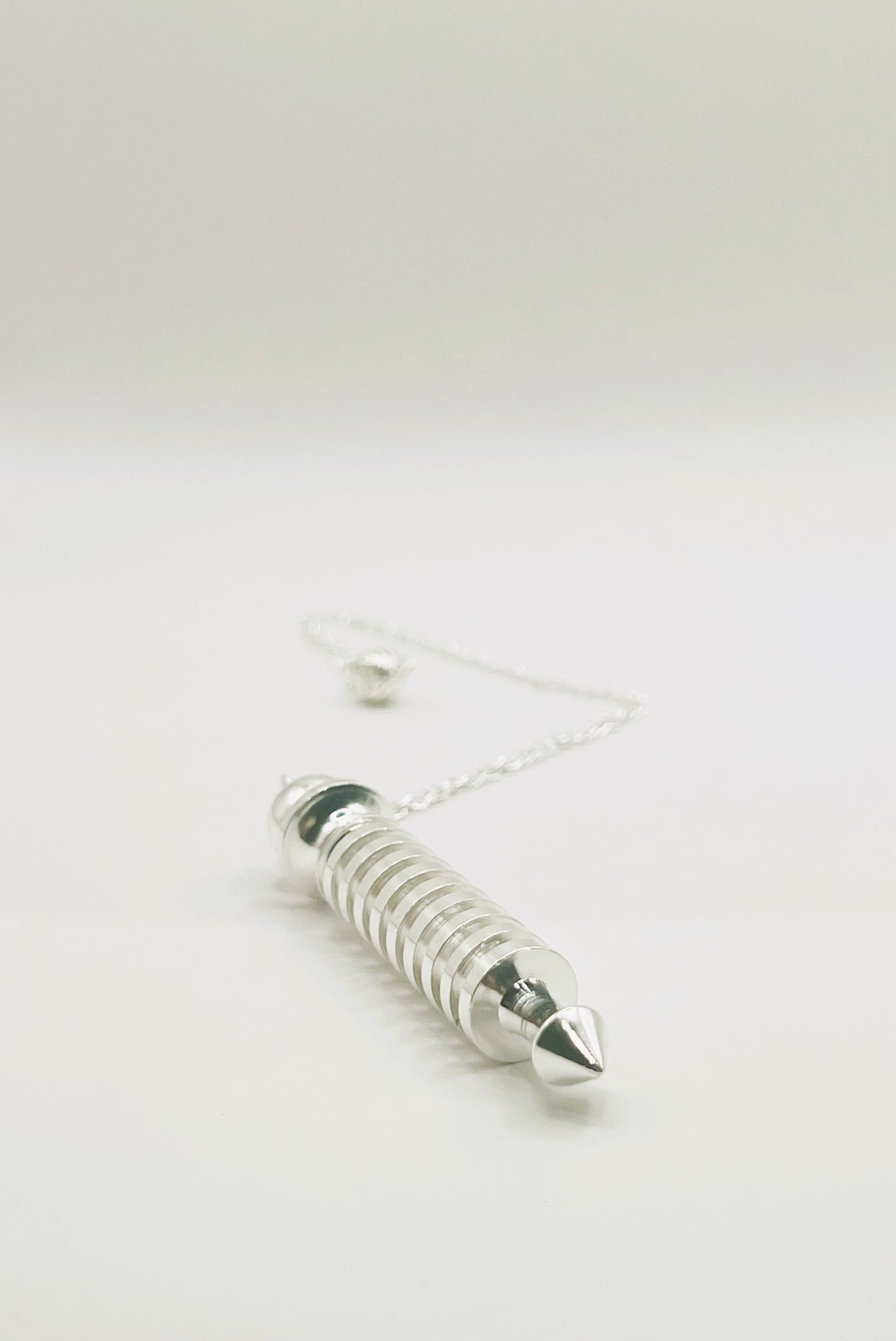 Silver 9 Sphere Solid Openable Pendulum