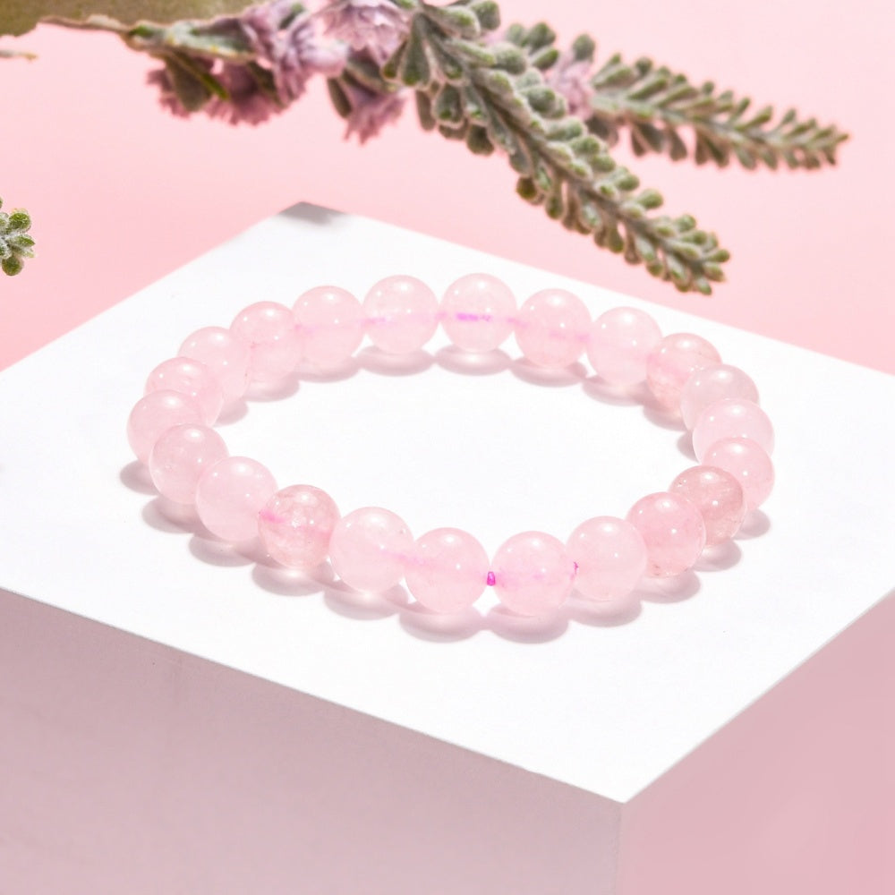 Rose Quartz Gemstone 8mm Bracelet