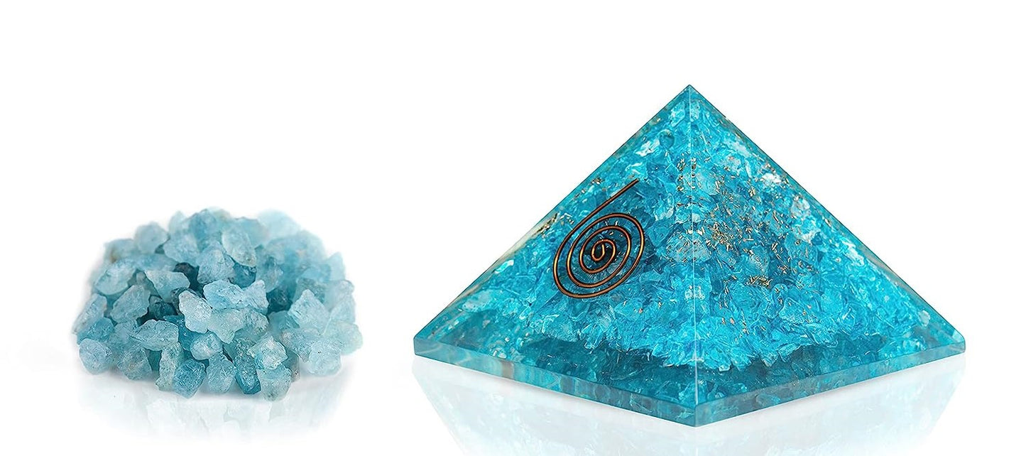 Aquamarine-Orgonite-Pyramid-with-Copper-Coil