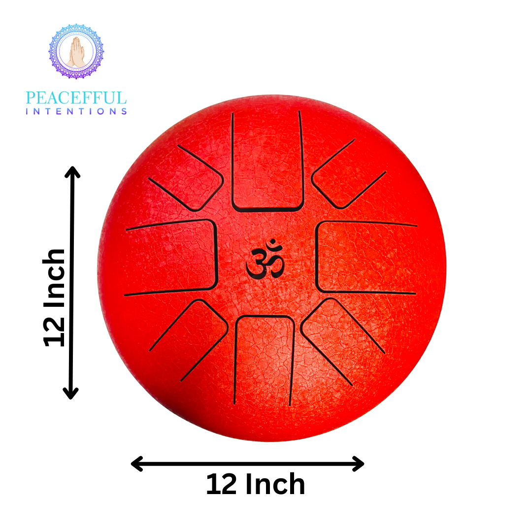 Tongue Drums - 12 Inch - Red