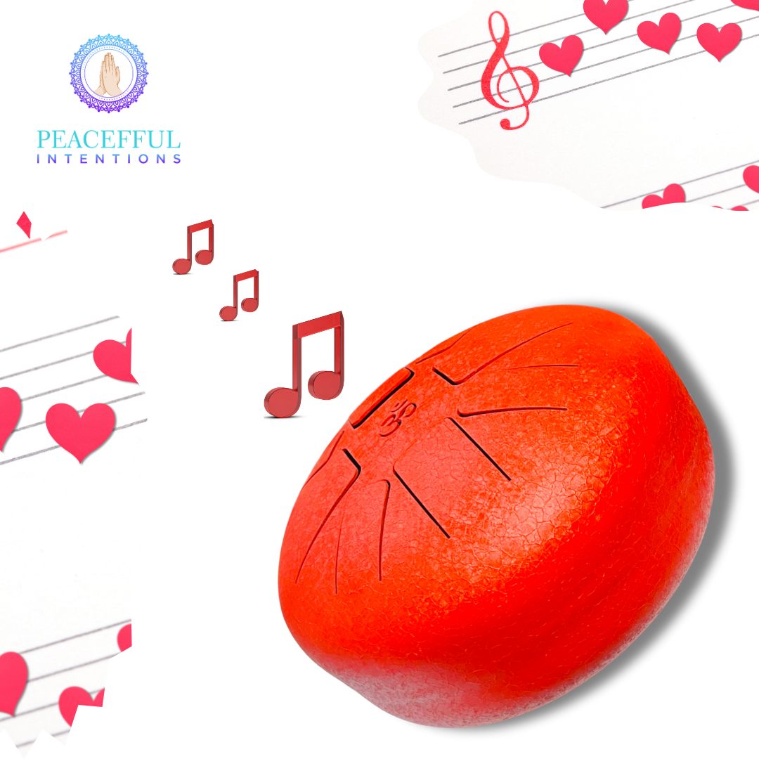 Tongue Drums - 12 Inch - Red