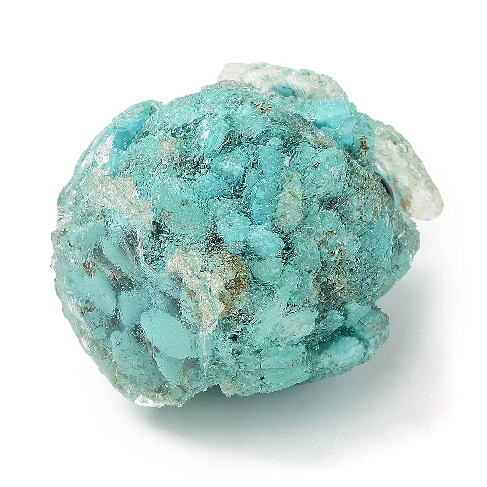 Turquoise Crystal Resin Owl