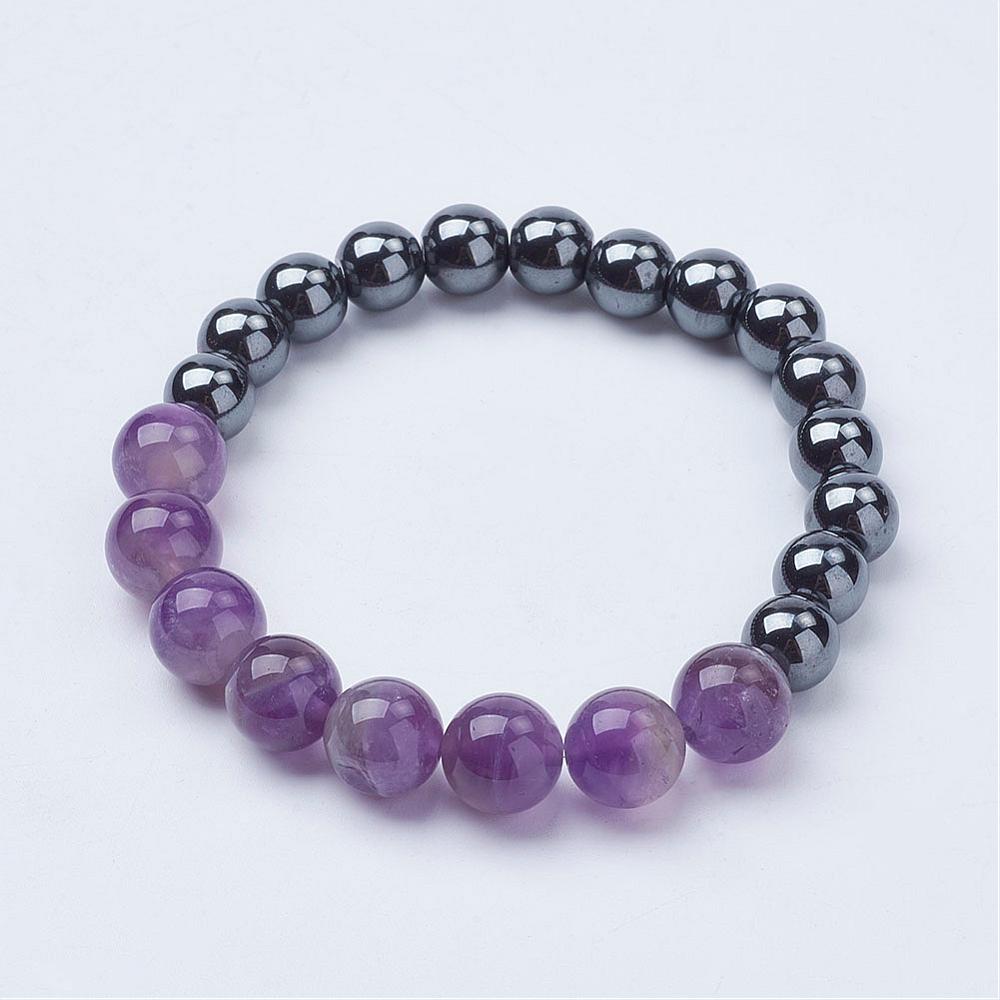Gemstone-Hematite-Bracelet
