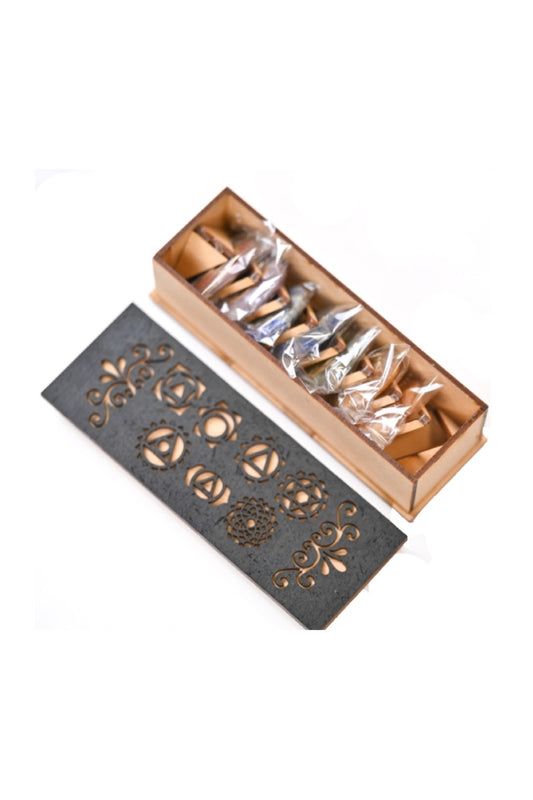 Chakra Symbol Engraved Box