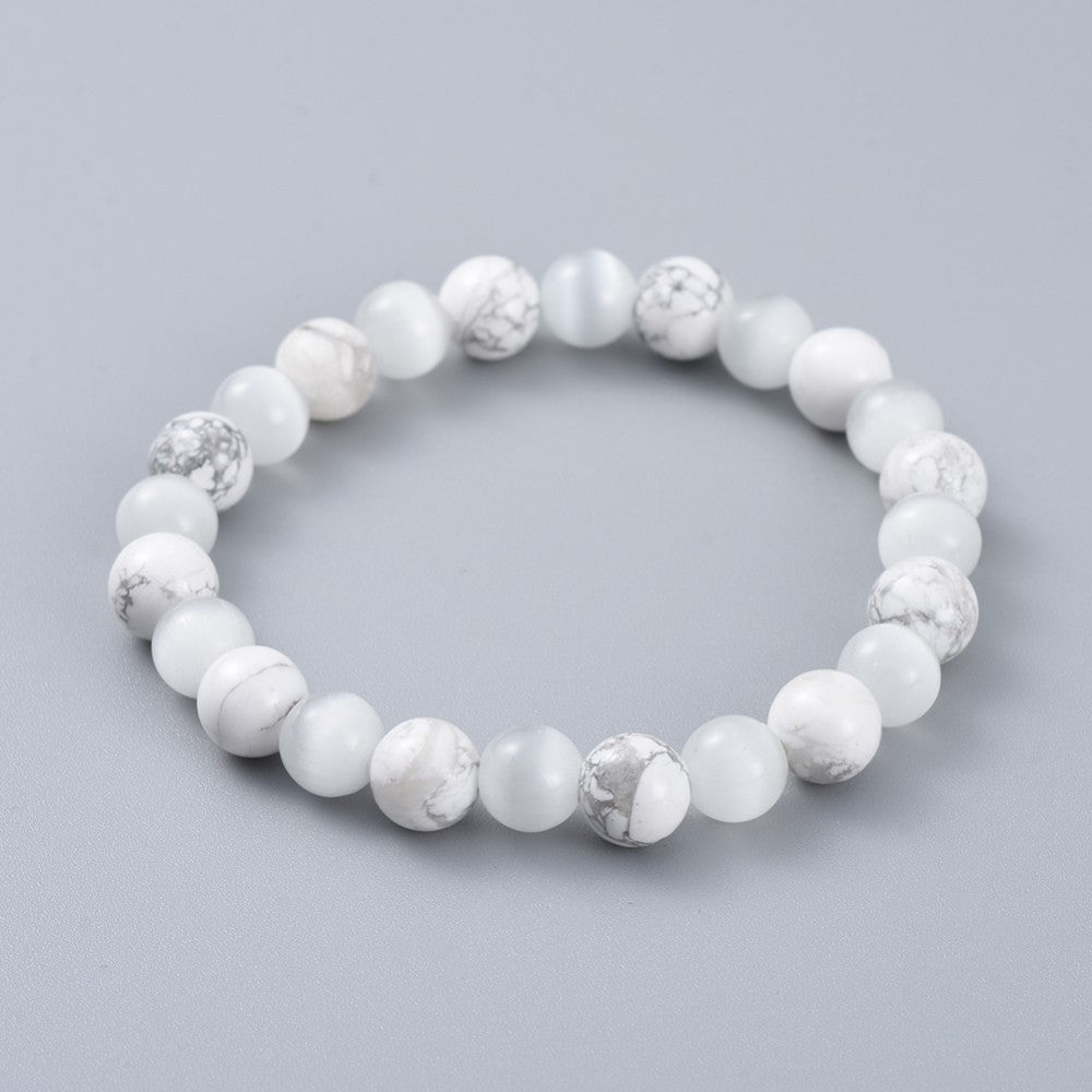 Gemstone-&-Cat-Eye-Bracelet