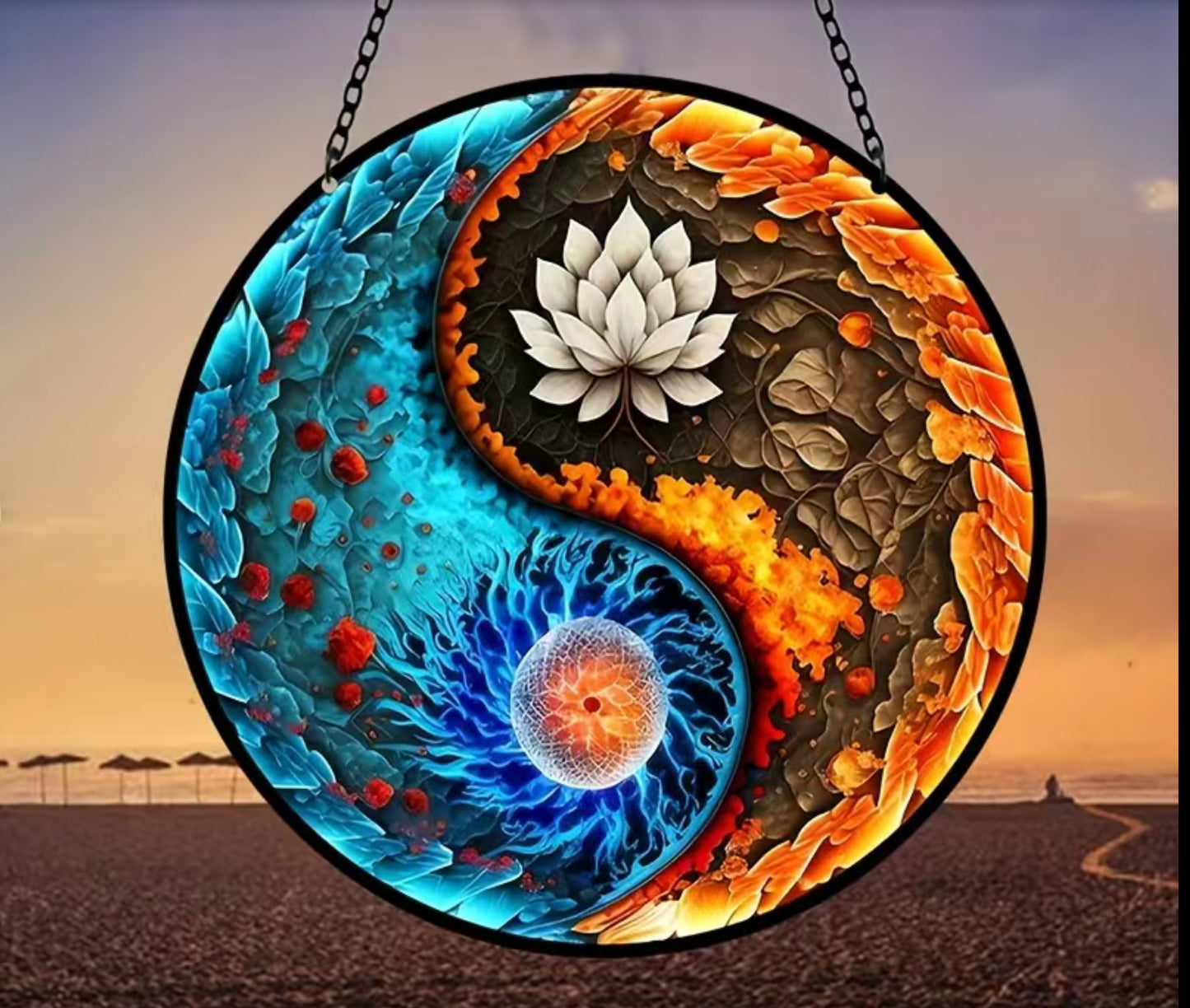 Ying-Yang-Suncatcher