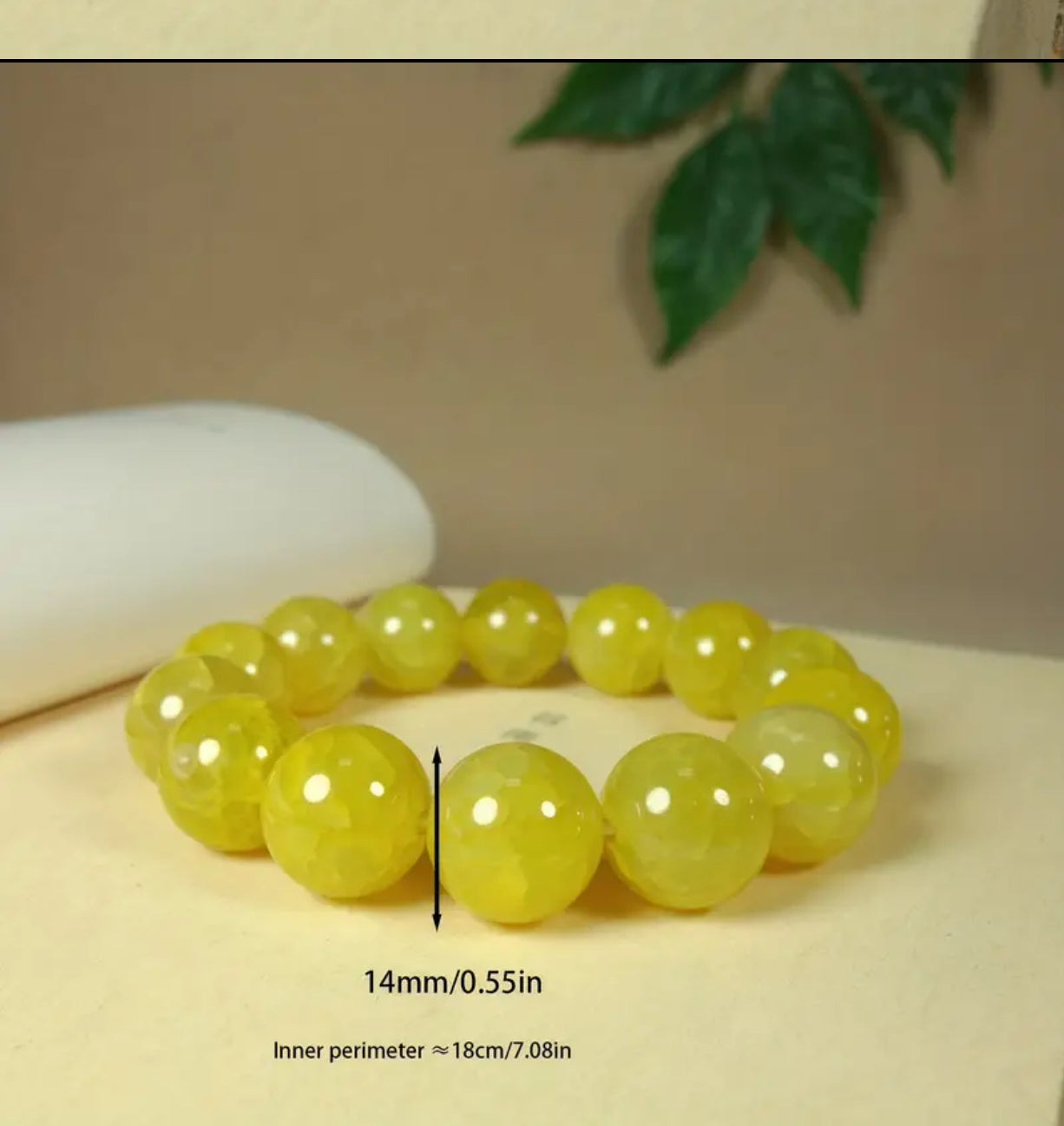 Yellow-Agate-Gemstone-Bracelet