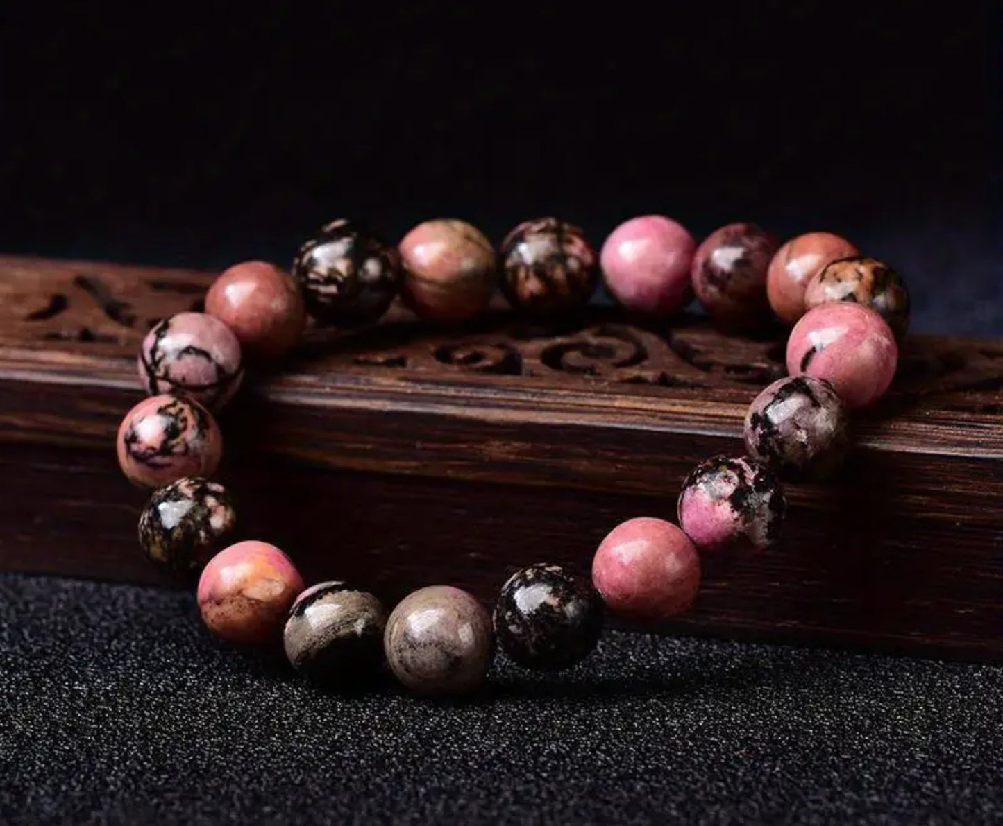 Rhodochrosite Gemstone Bracelet
