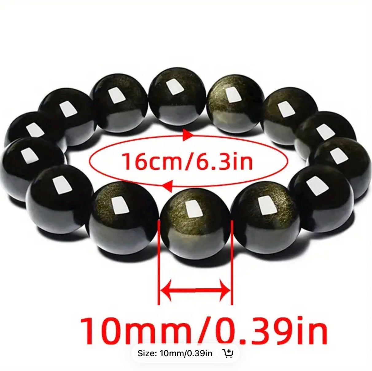 Golden-Obsidian-Gemstone-Bracelet