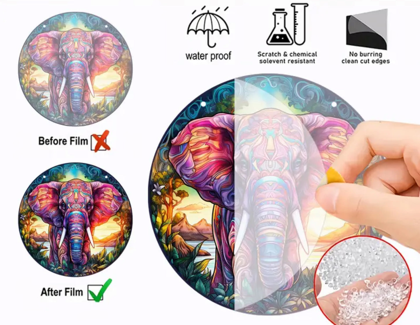 Elephant Suncatcher