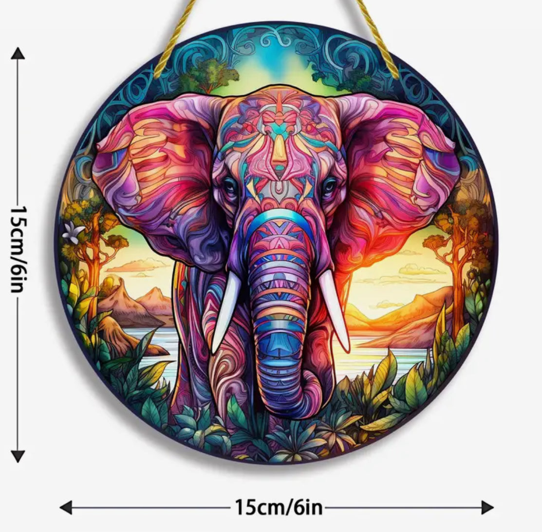 Elephant Suncatcher