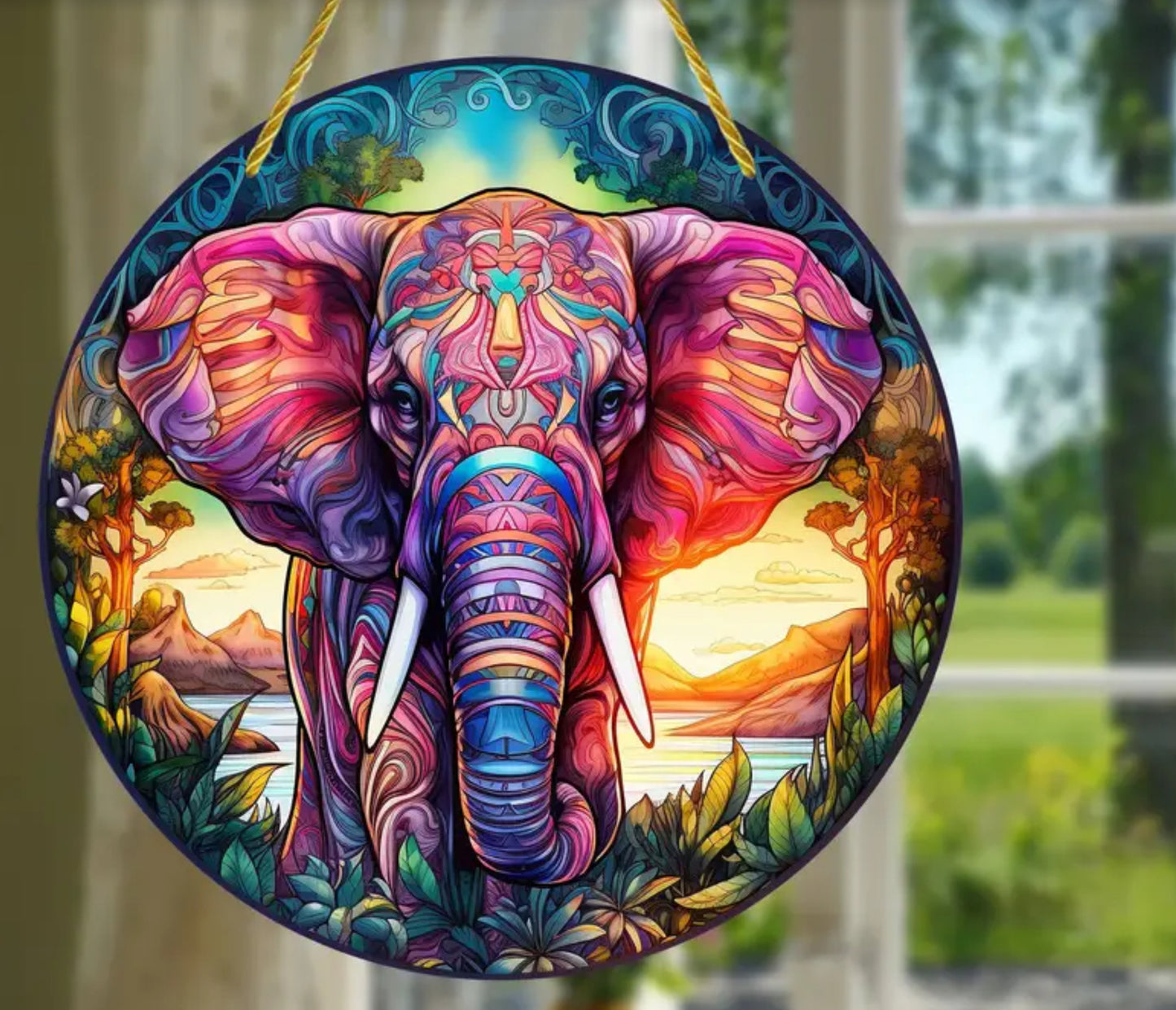 Elephant Suncatcher