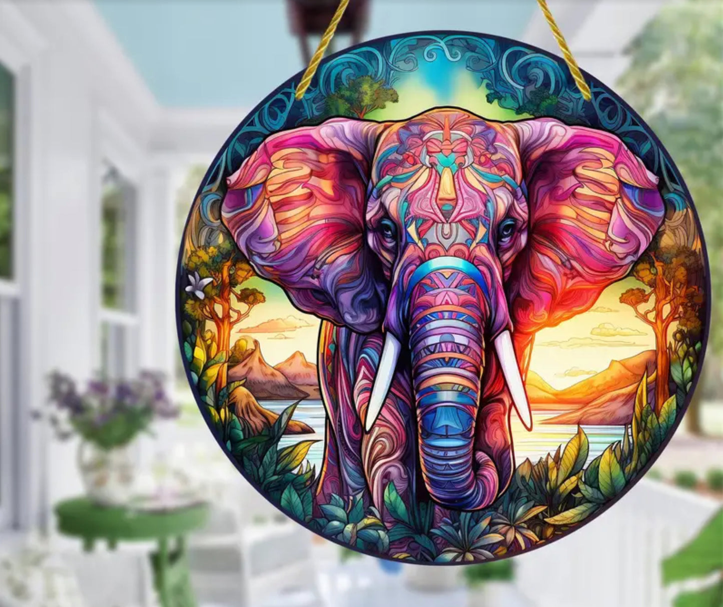 Elephant Suncatcher