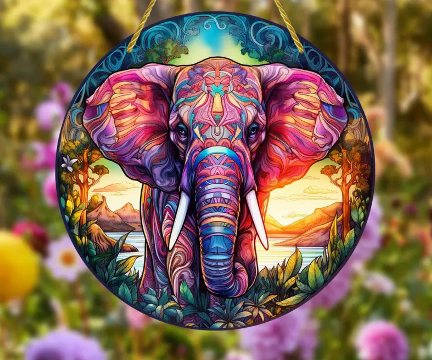 Elephant Suncatcher