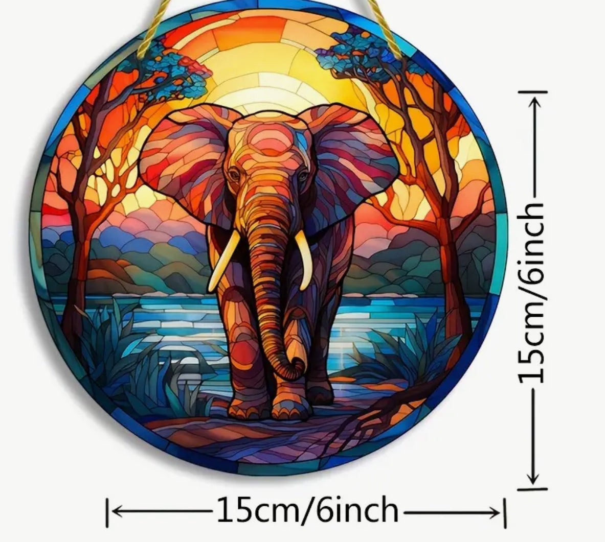 Elephant Suncatcher